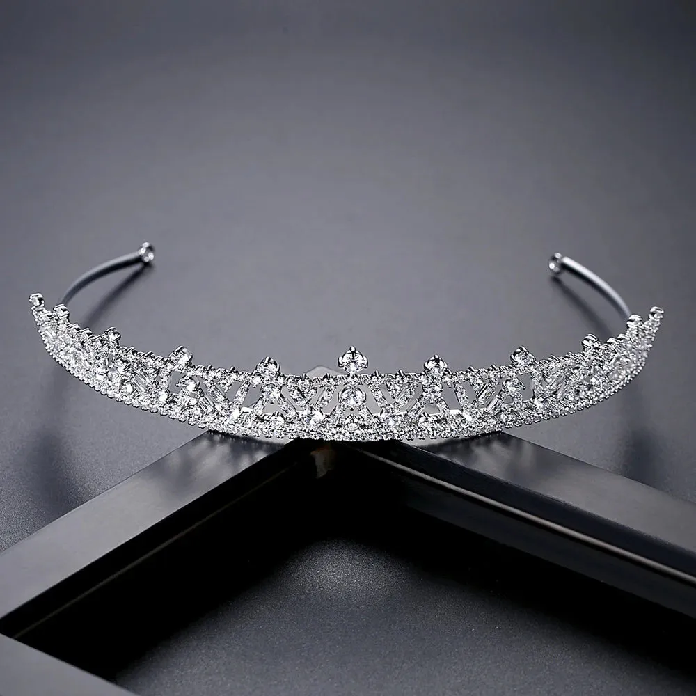 Princess Cubic Zirconia Crown