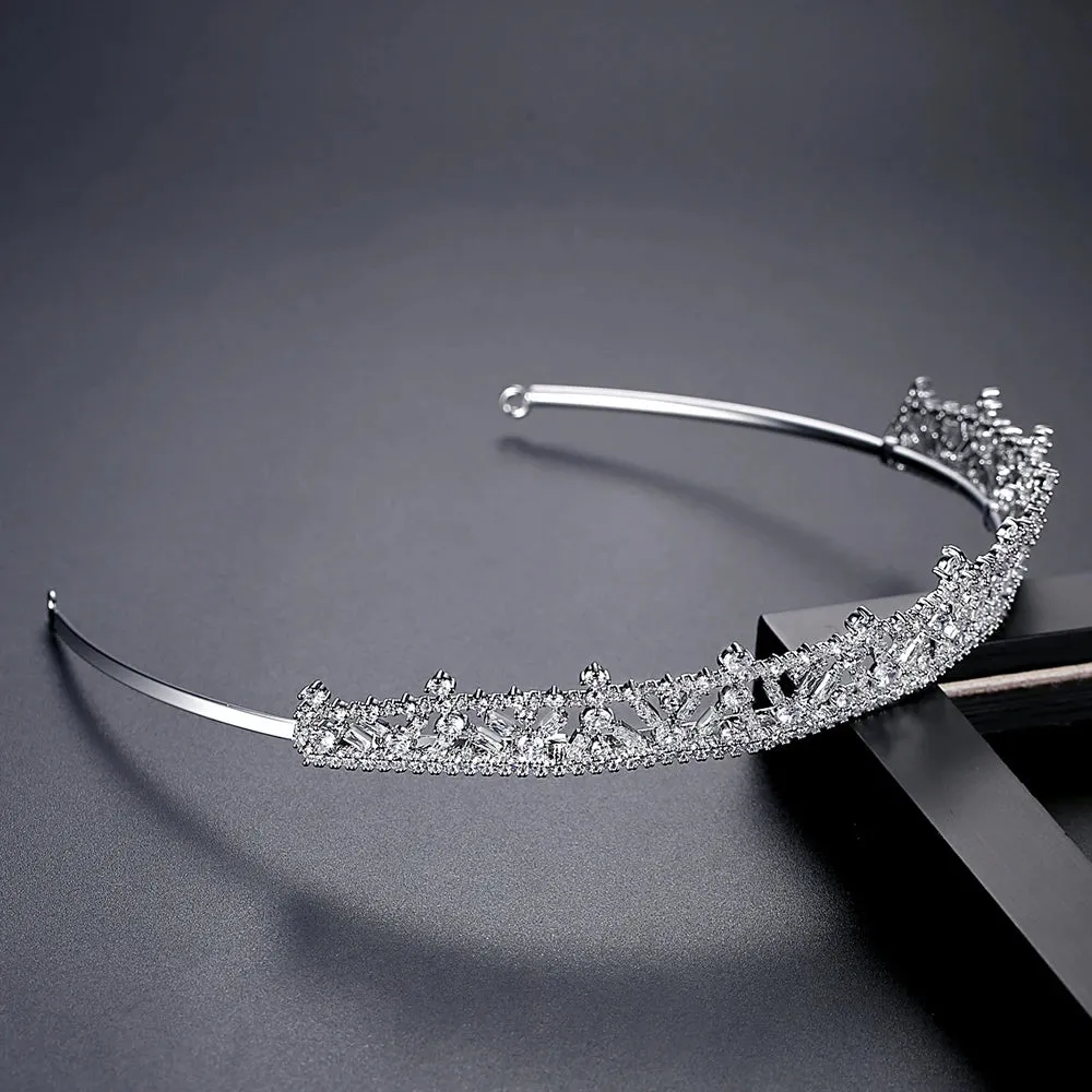 Princess Cubic Zirconia Crown