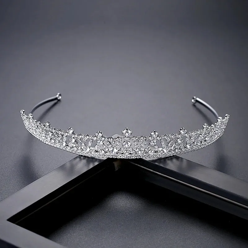 Princess Cubic Zirconia Crown