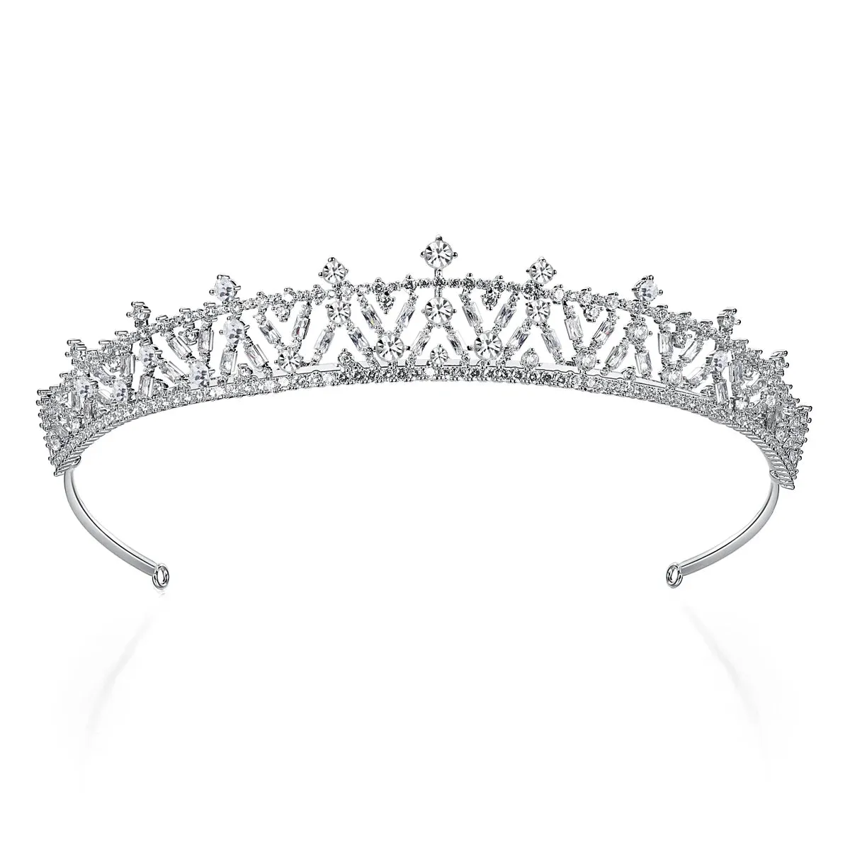 Princess Cubic Zirconia Crown