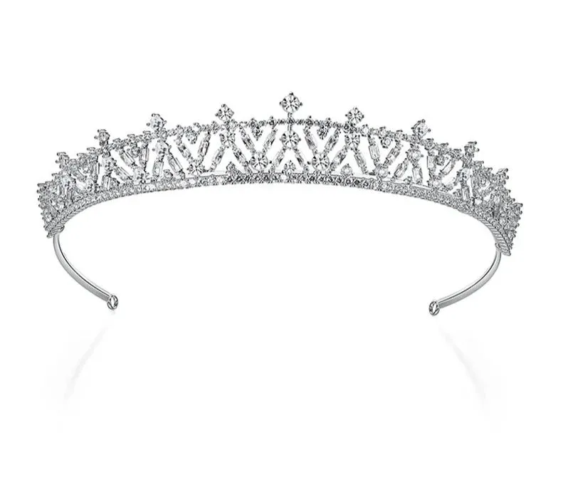 Princess Cubic Zirconia Crown