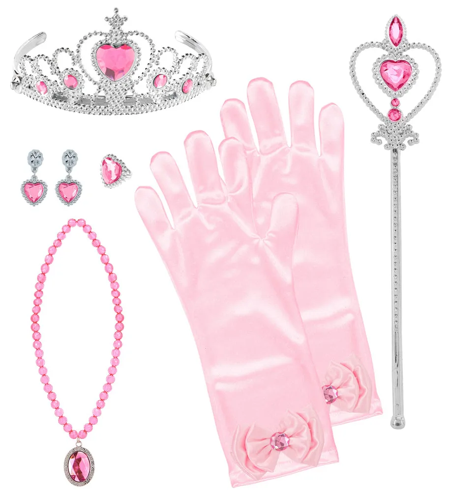 Prinzessinnen Set 6-teilig rosa