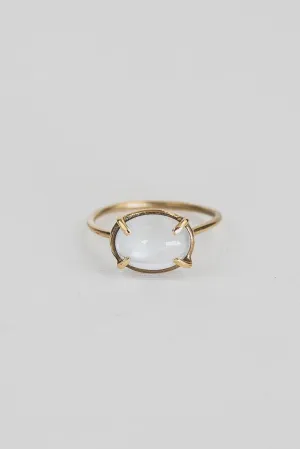 Prong Set Gemstone Ring - Moonstone