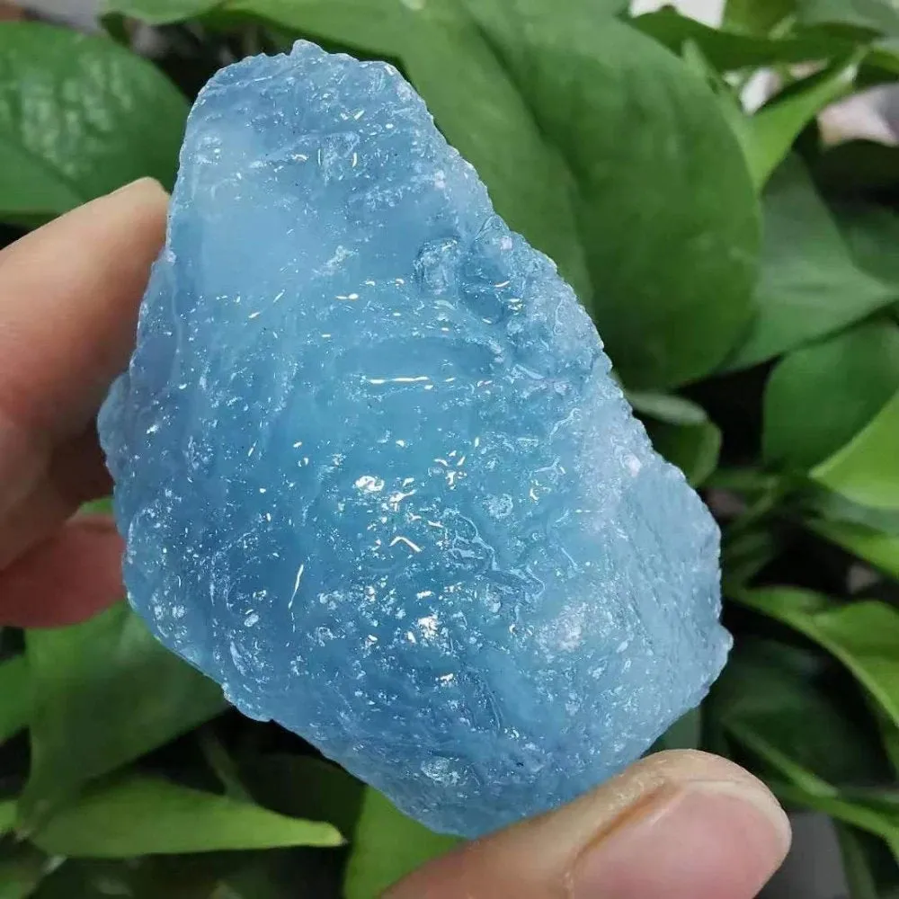 Raw Aquamarine Crystal - Aquamarine Stone - Natural Gemstone - Healing Crystals and stones - Jewelry Making Stones - Throat Chakra Crystals