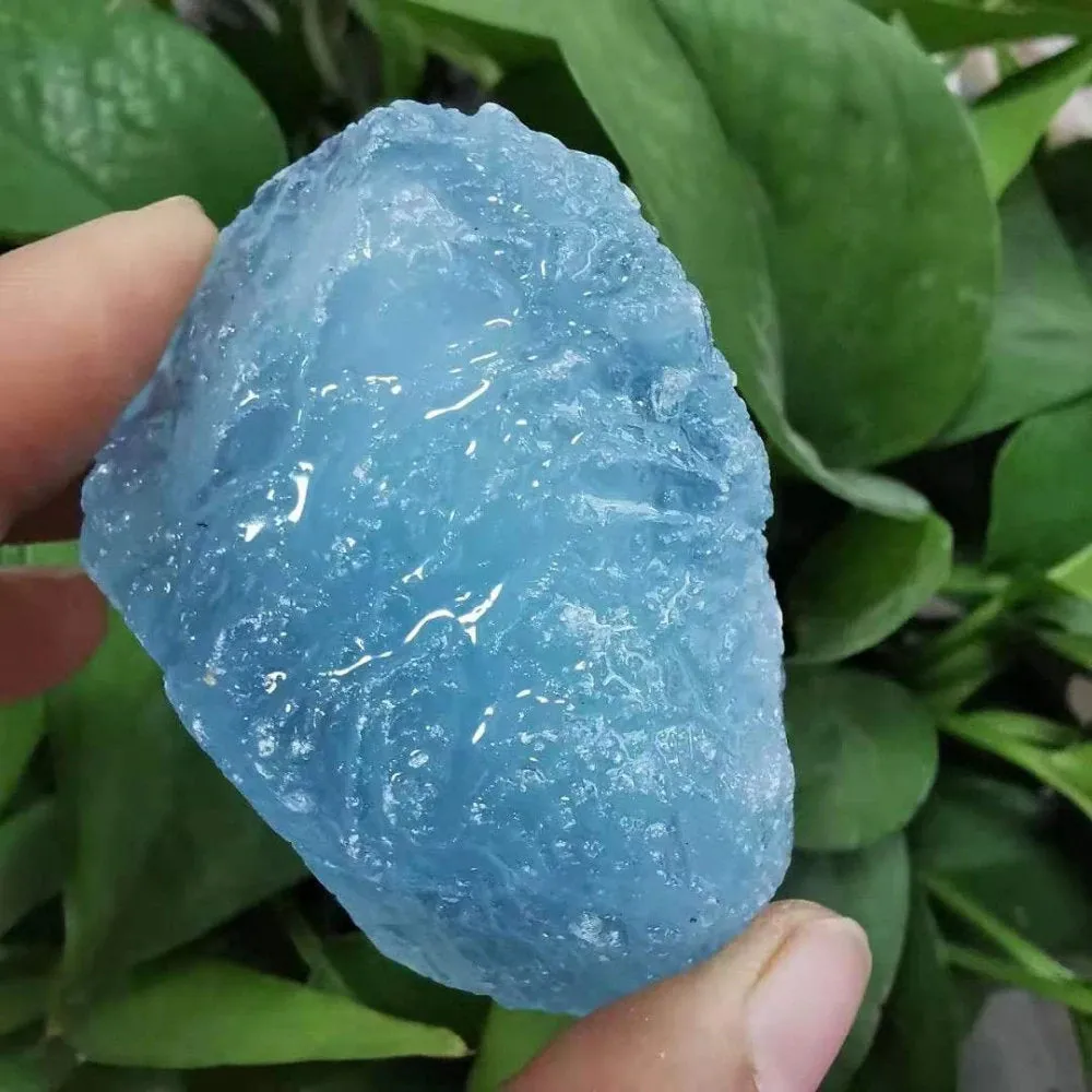 Raw Aquamarine Crystal - Aquamarine Stone - Natural Gemstone - Healing Crystals and stones - Jewelry Making Stones - Throat Chakra Crystals