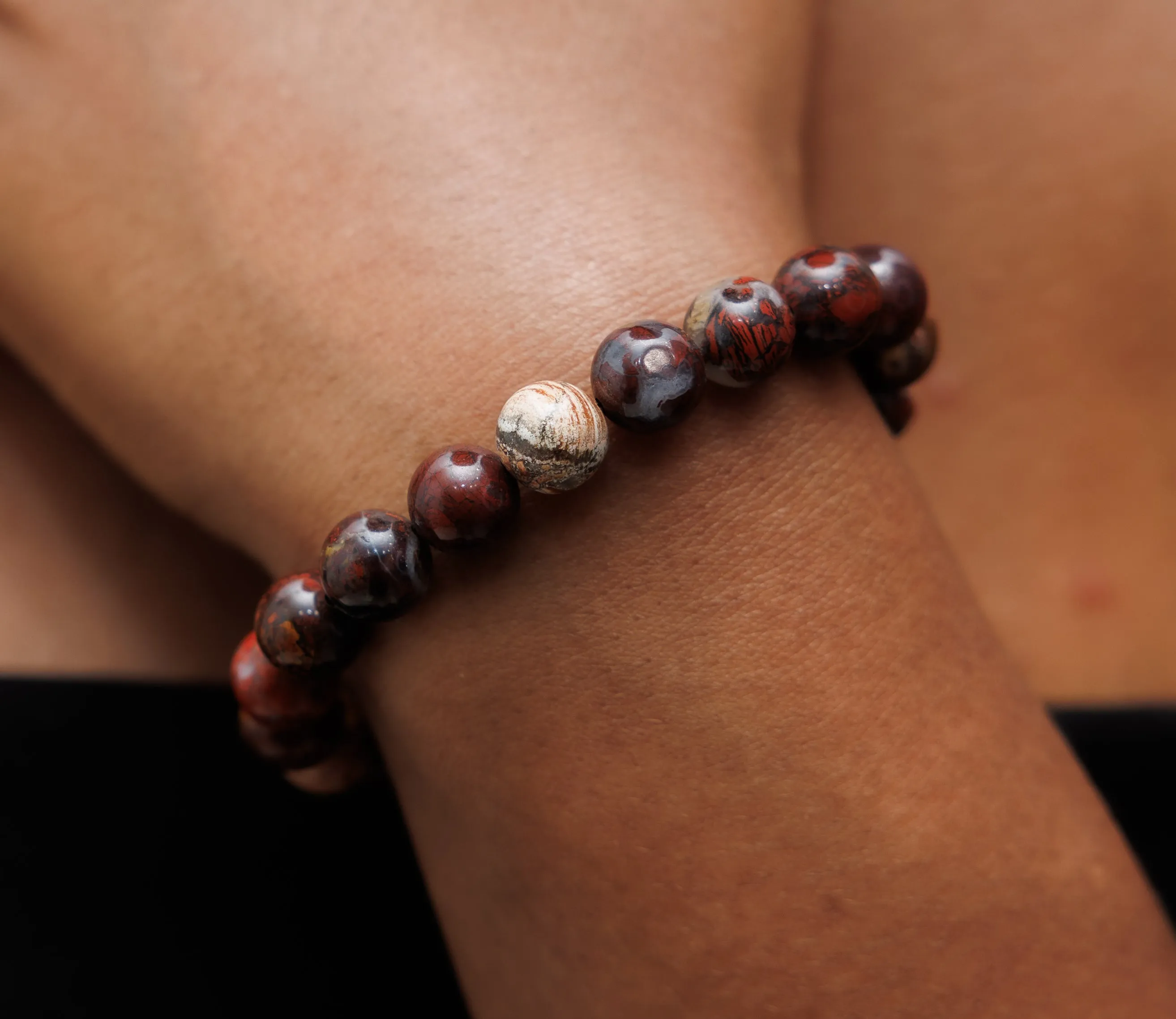 Red Jasper Natural Gemstone Bracelet