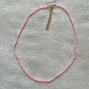 Rose Quartz 3mm Facet Beaded Necklace - Love