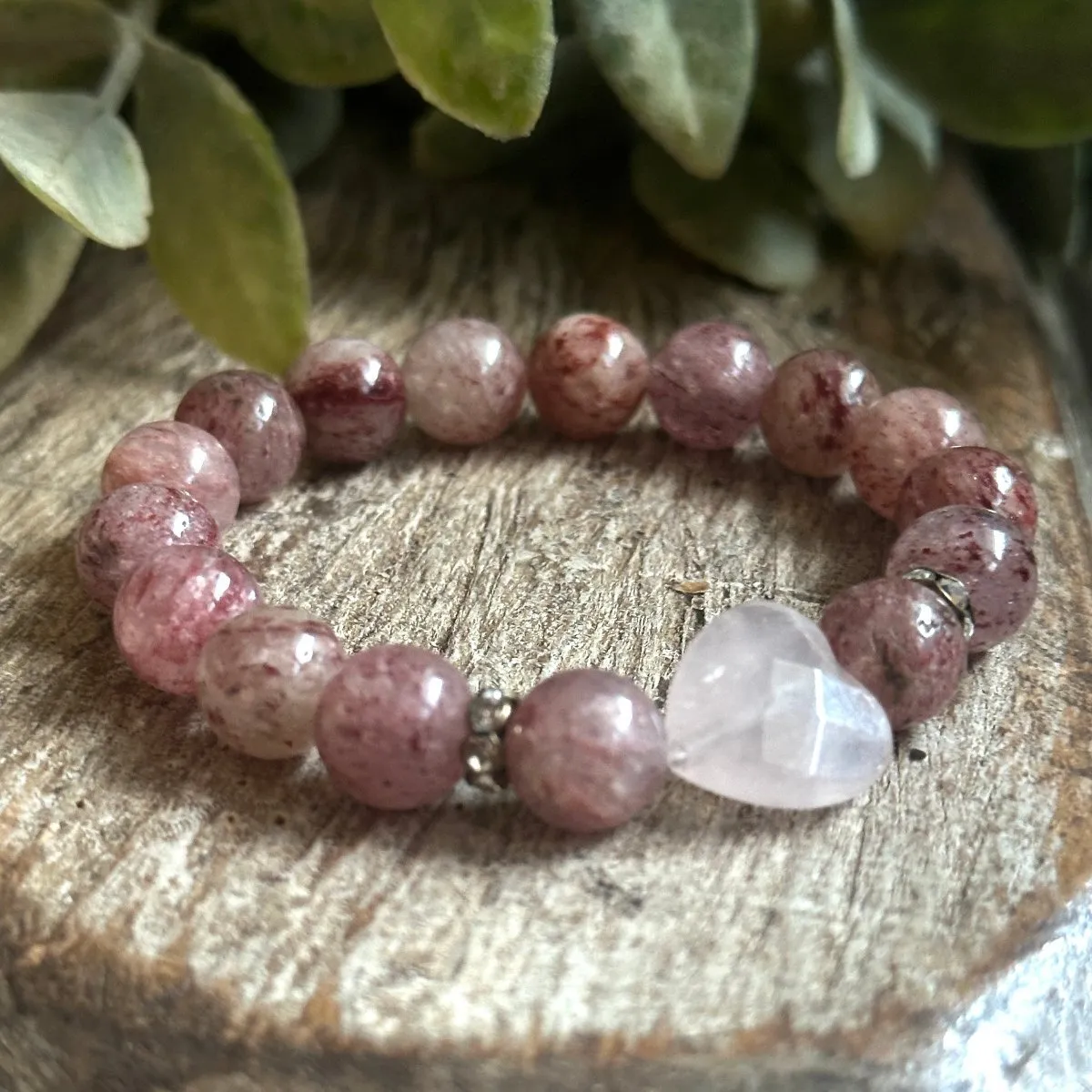 Rose Quartz & Strawberry Quartz