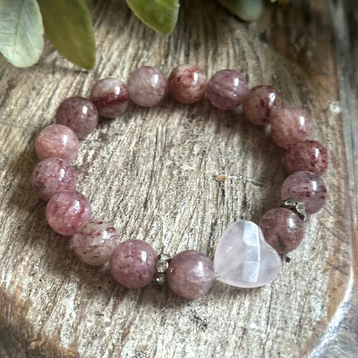 Rose Quartz & Strawberry Quartz