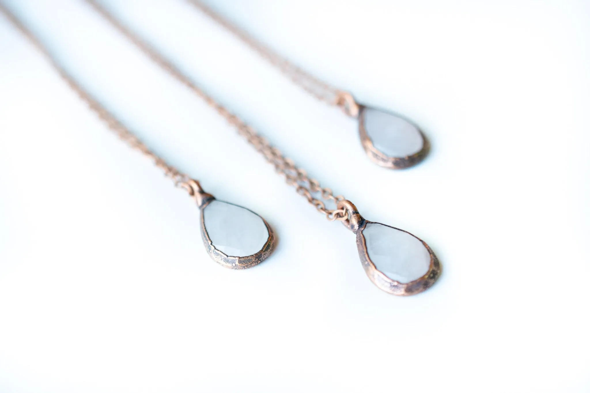 Rose Quartz Necklace | Faceted Rose Quartz