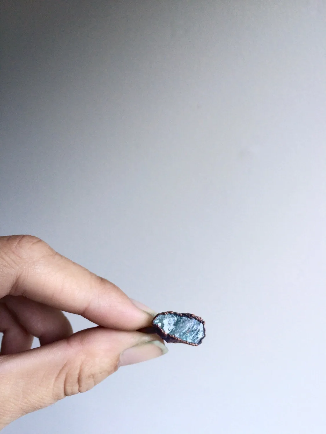 SALE Aquamarine Ring | Raw Aquamarine Jewelry