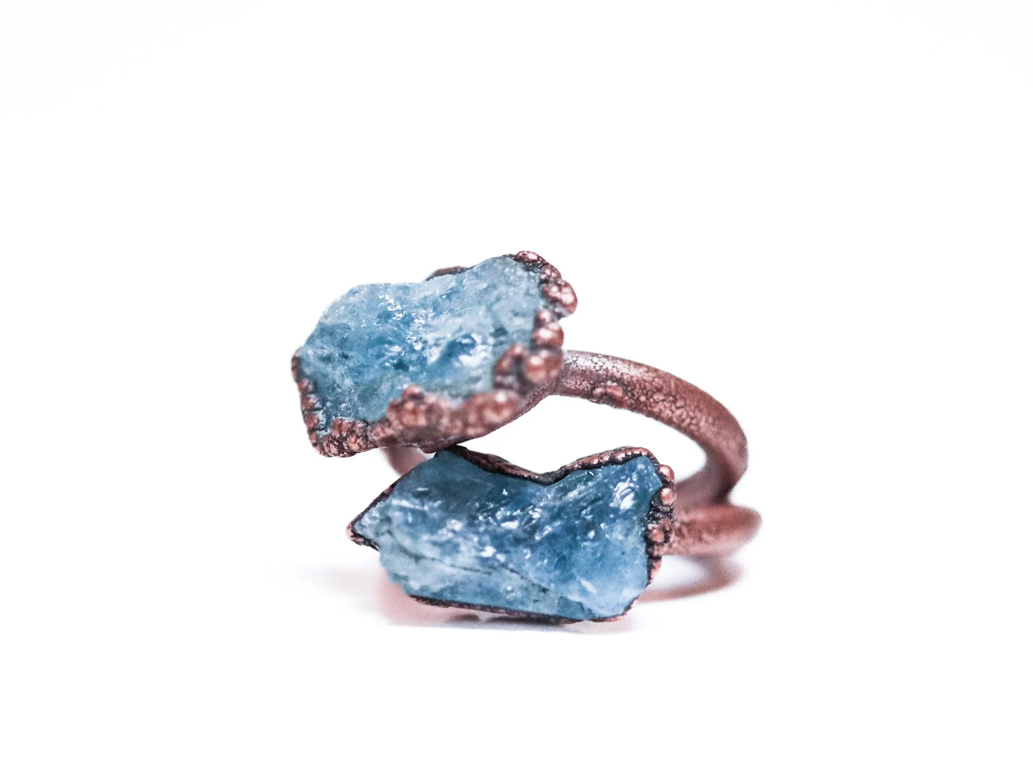 SALE Aquamarine Ring | Raw Aquamarine Jewelry