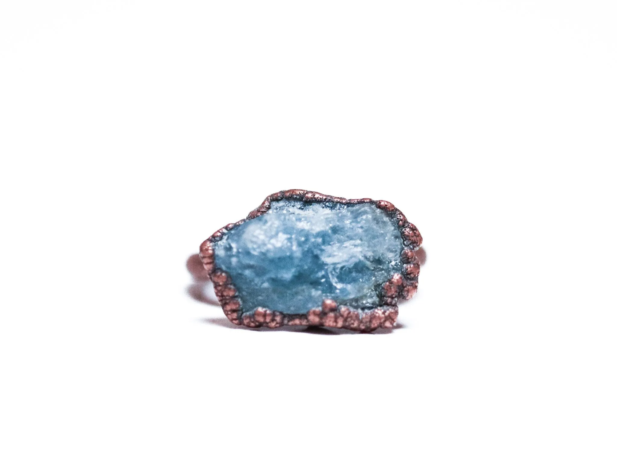 SALE Aquamarine Ring | Raw Aquamarine Jewelry