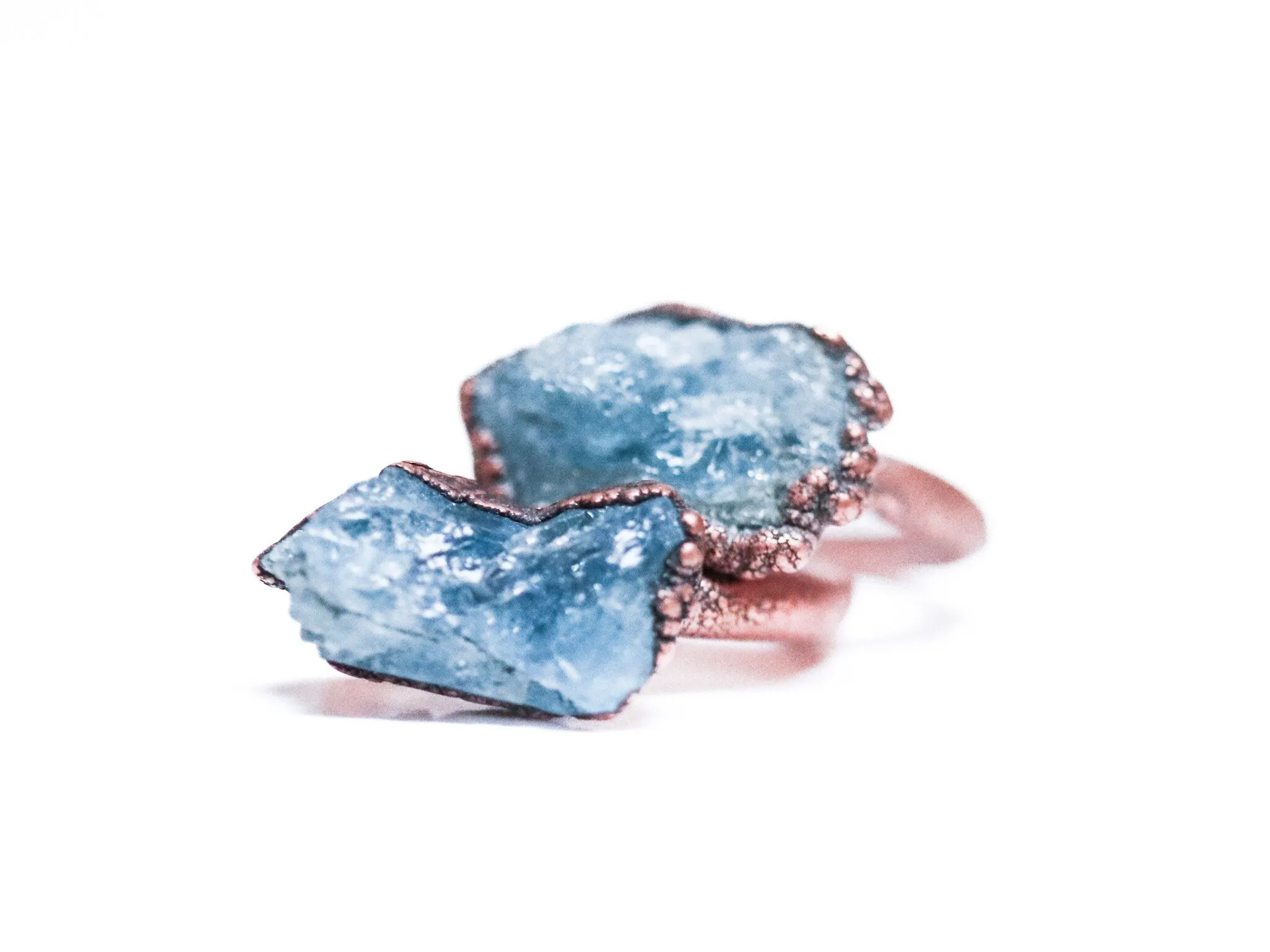 SALE Aquamarine Ring | Raw Aquamarine Jewelry