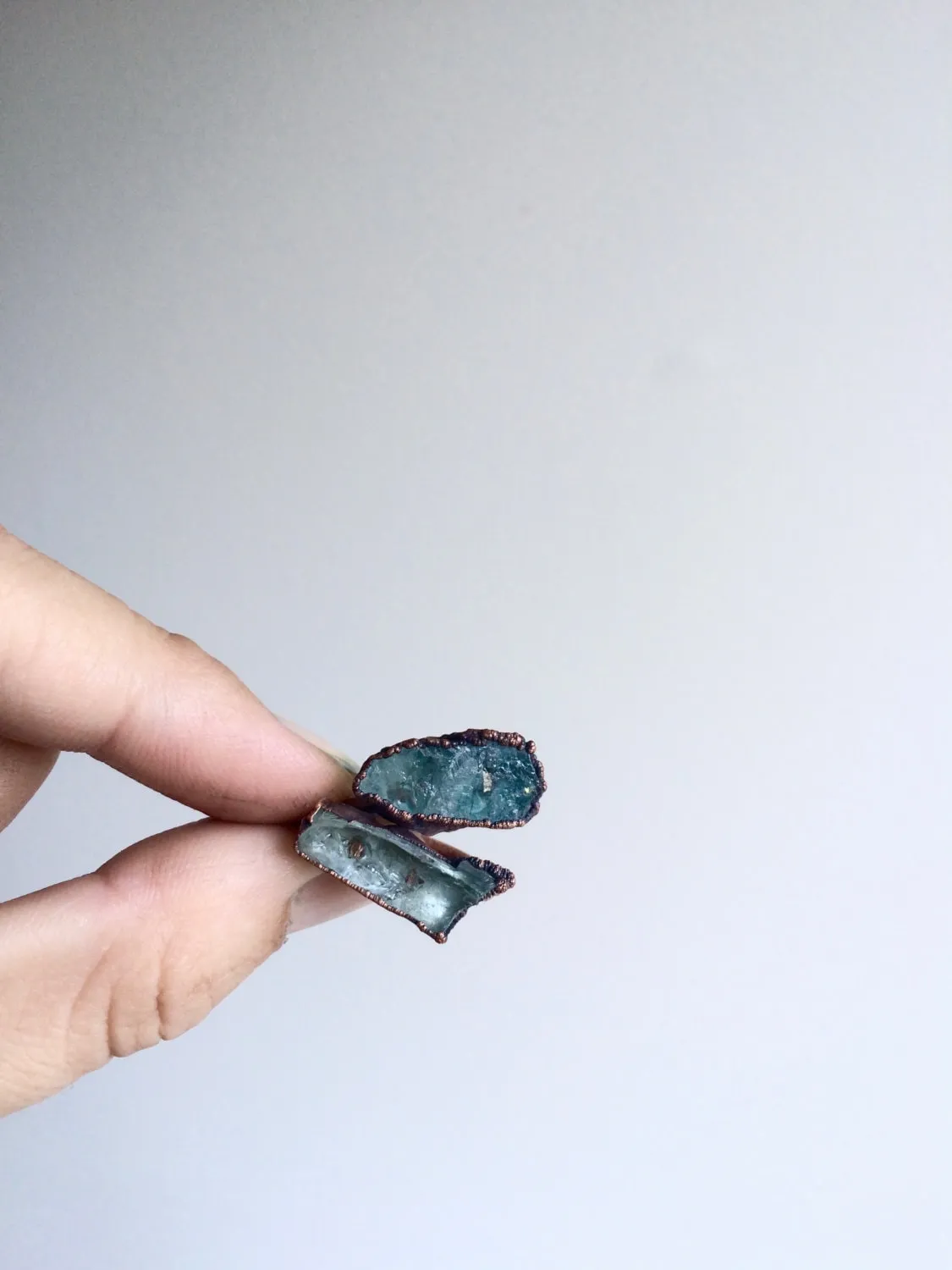 SALE Aquamarine Ring | Raw Aquamarine Jewelry