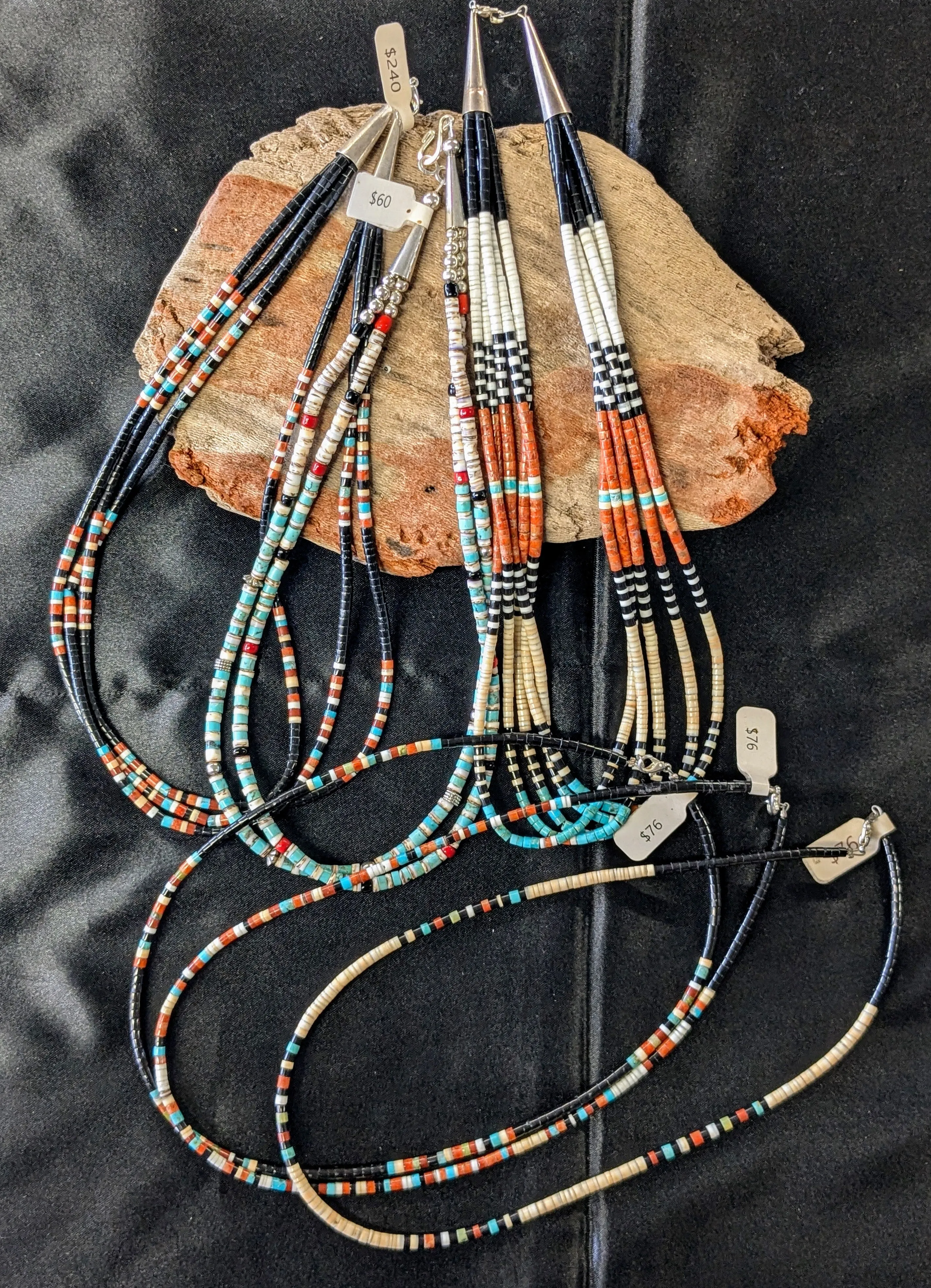 San Domingo Heishi Necklaces