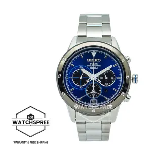 Seiko Criteria Solar Chronograph Watch SSC333P1 (Not For EU Buyers)