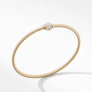 Solari Center Station Bracelet in 18K Yellow Gold with Diamonds