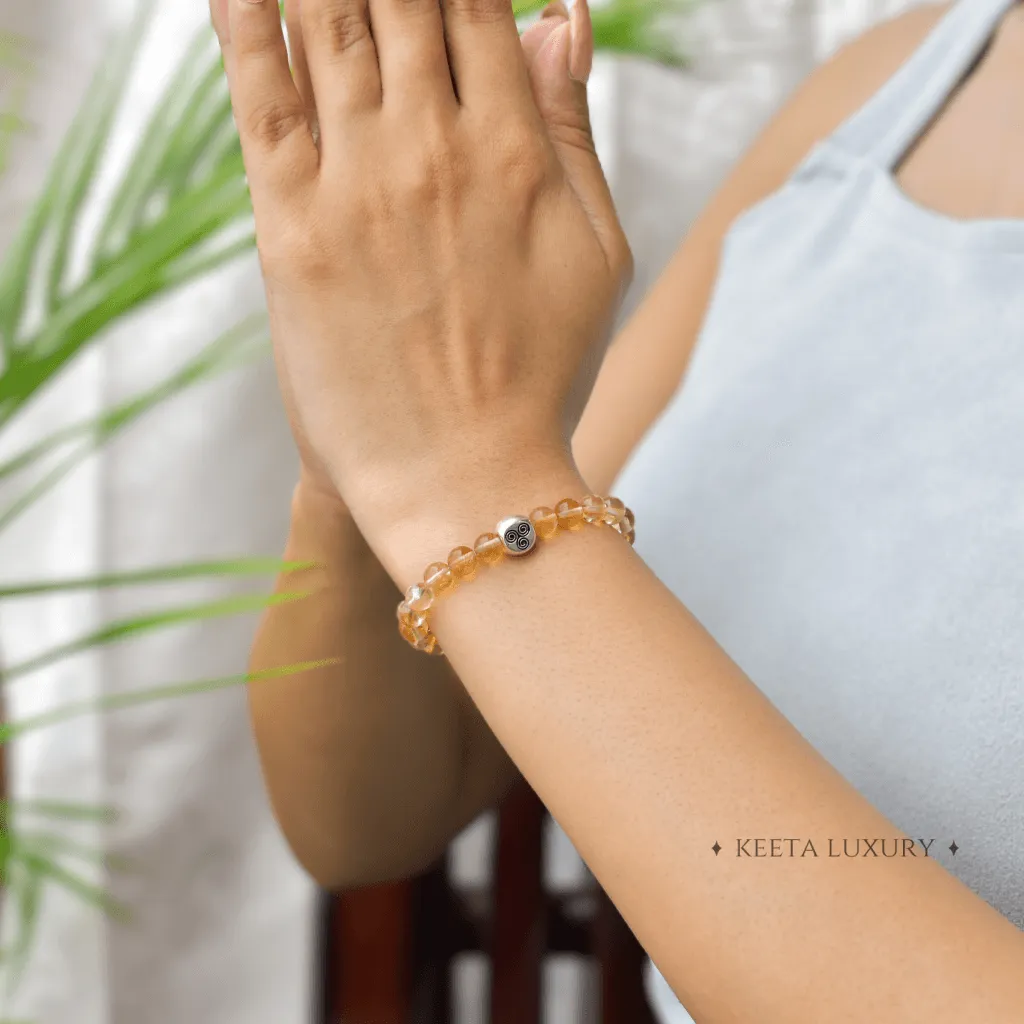 Spiral Serenity - Citrine Bracelets