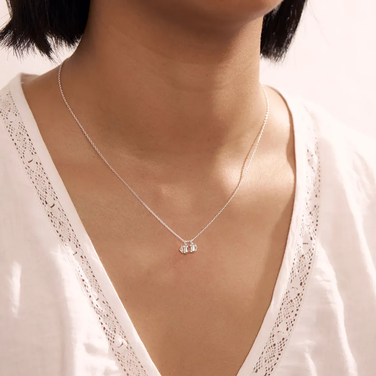 Sunstone Crystal Necklace