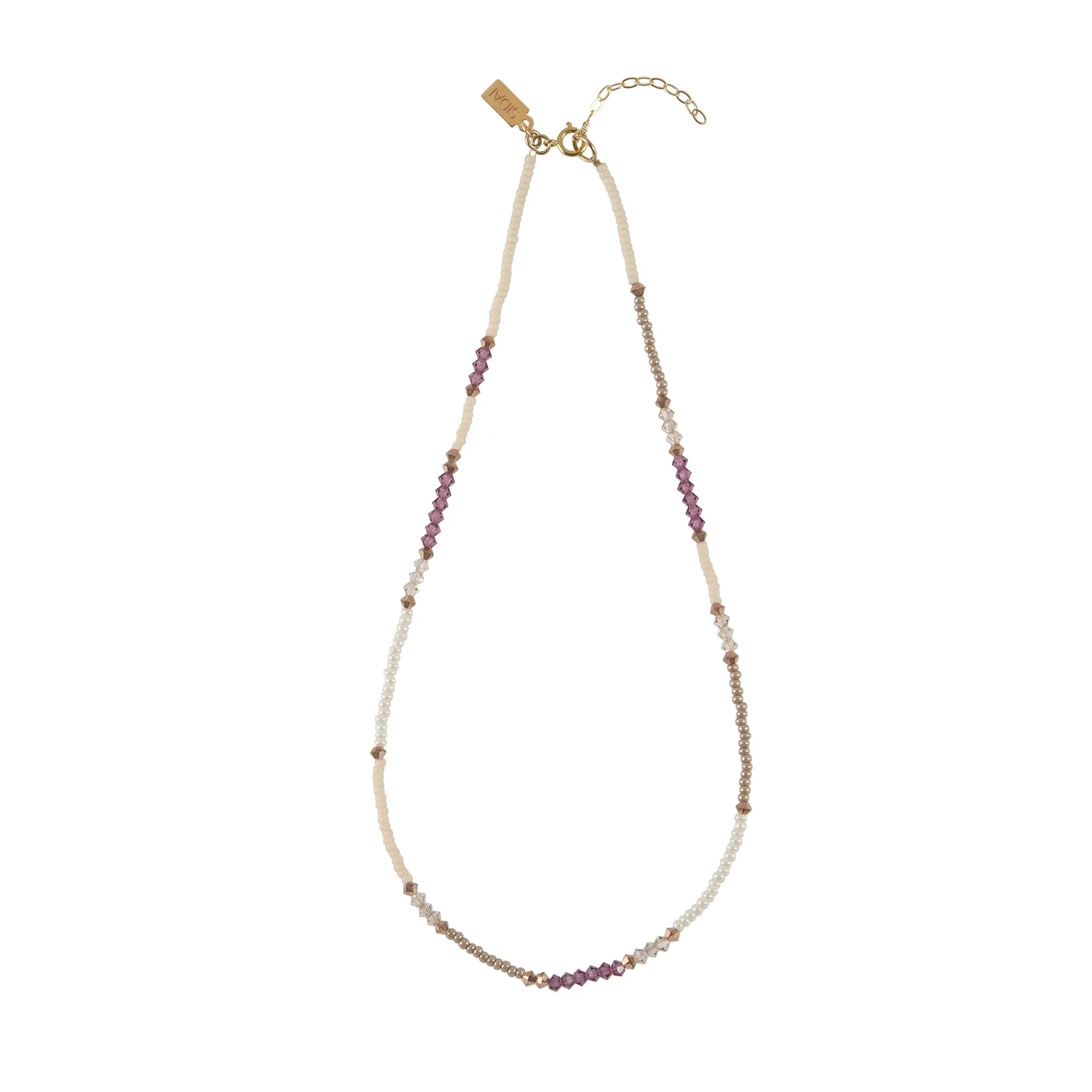 Utulivu Assorted Beaded Necklace - PINK/PEARL/AMETHYST/HONEY