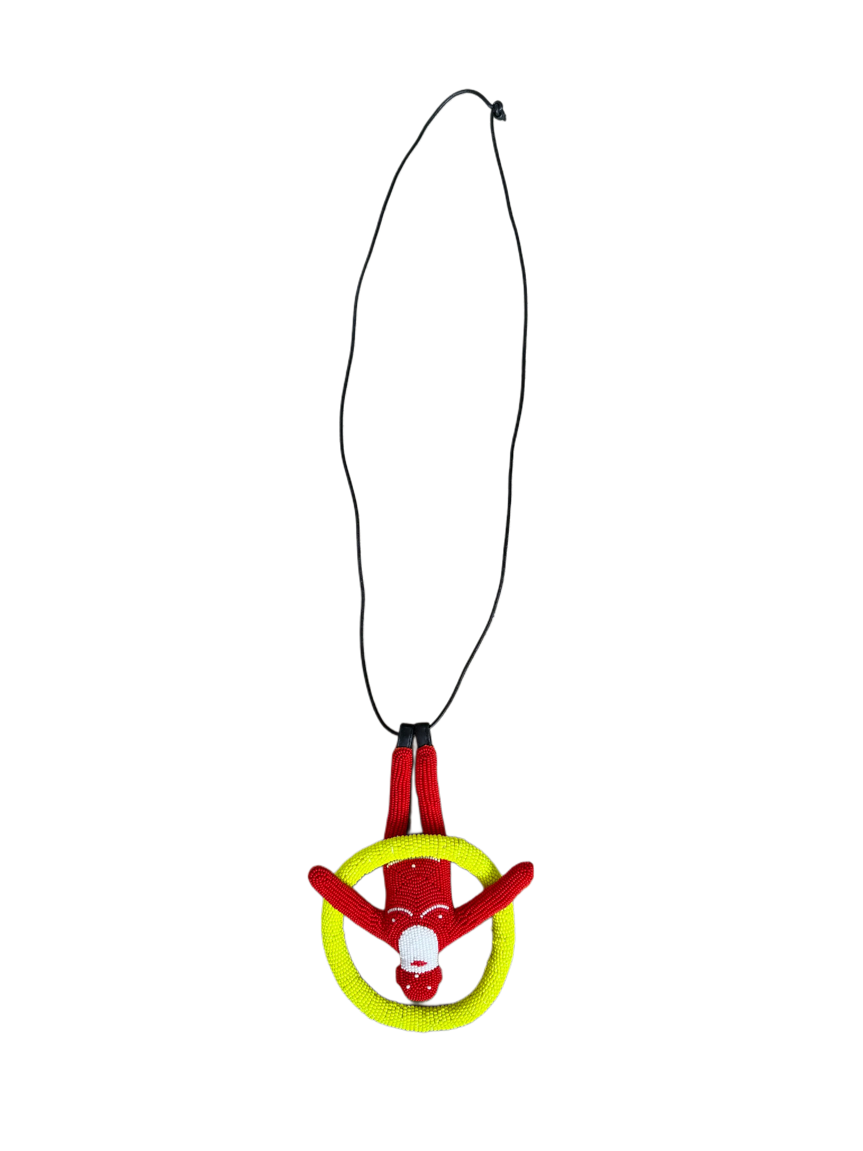 Walter Van Beirendonck Black Hole Necklace in Yellow