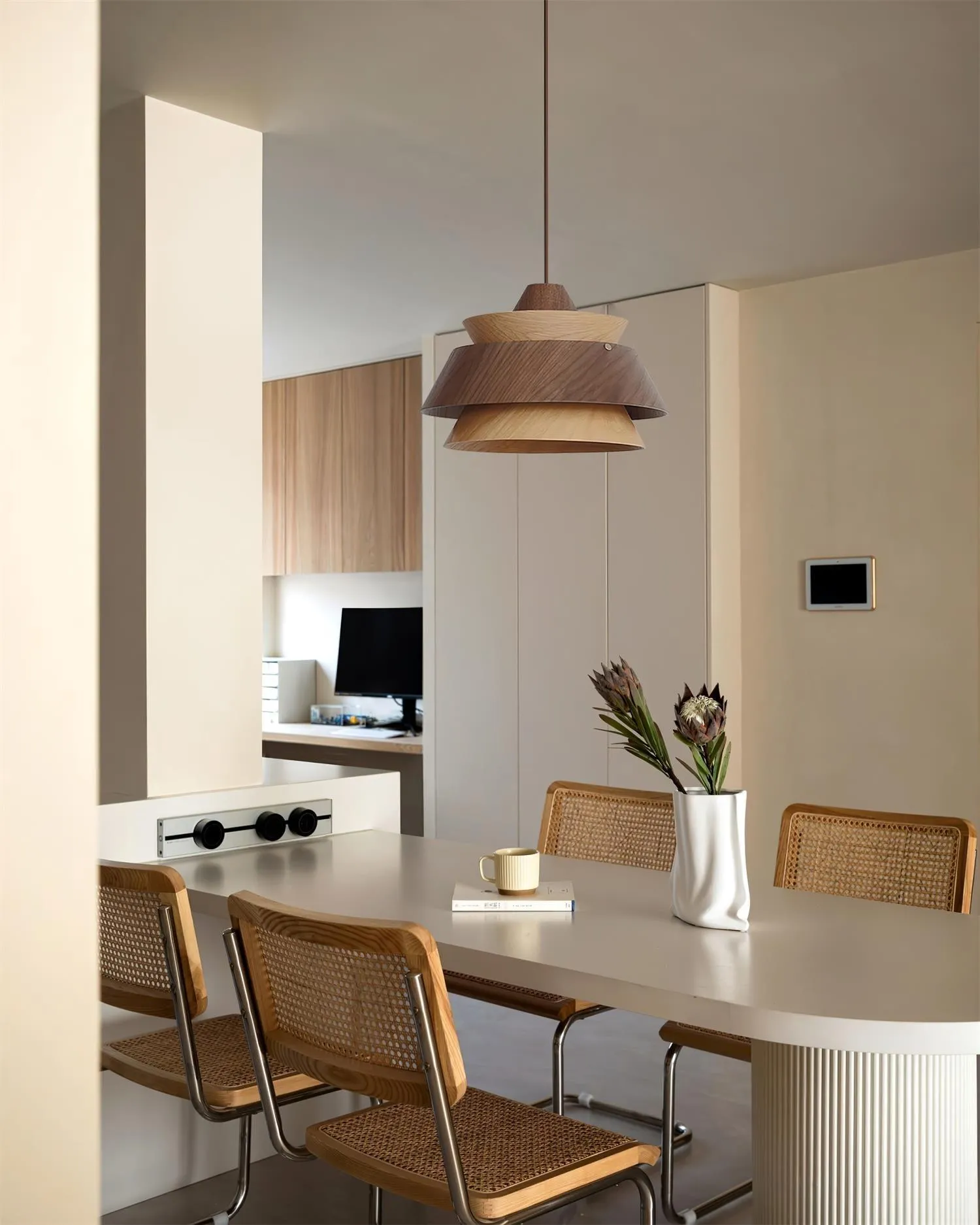 Wood Karwe Pendant Light